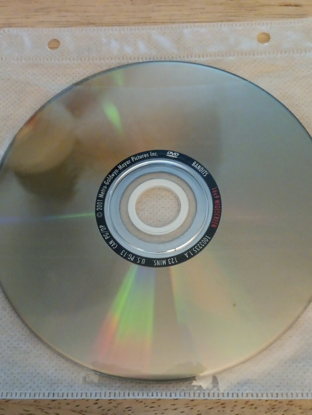Bandits DVD *NO CASE*